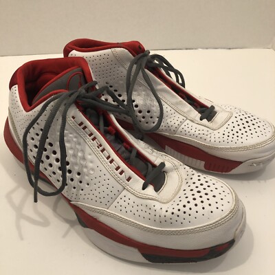 Rare Nike Air Jordan 21 XXI 2010 Team White-Varsity Red 415093-161 U.S Mens 10