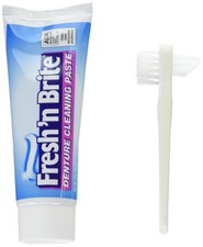Fresh 'n Brite Denture Cleaning Paste, 3.8 Ounce Pack of 2