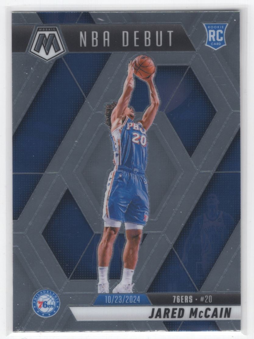 #263 2024-25 Mosaic BASE ( Jared McCain RC 76ers
