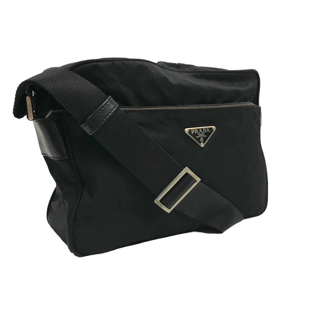 ショルダーバッグ PRADA TESSUTO NYLON SACOCHE SHOULDER BAG Prada Shoulder Bag Tessuto Nylon Crossbody Zipper Black | eBay