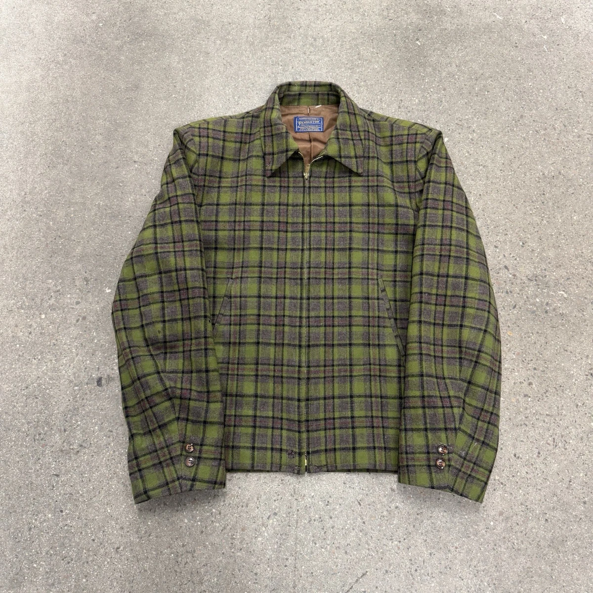 Pendleton Plaid Jacket In Vintage Outerwear Coats & Jackets For