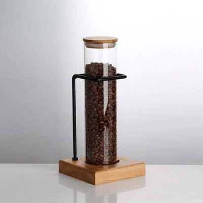 Kaffeebohnen Tee Display Regal Gewürzregal Vorratsgläser Behälter Klarglas