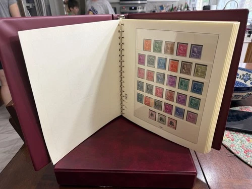 US STAMP COLLECTION ALBUM ALL PICTURED HIGH CV VERY NICE