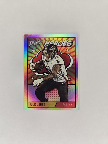 2021 Panini Prestige Julio Jones Heroes #HE-14 Atlanta Falcons Alabama Foil SP - Foto 2 di 7