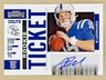 2025 Panini Select Riley Leonard RC CONTENDERS auto Indianapolis Colts #42