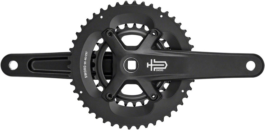 Коленчатый вал MicroSHIFT Sword Black 2x Gravel 1725 мм 9-ступенчатый 4629 т квадратный конус 14490₽