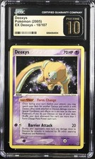 2005 Pokemon EX Deoxys Deoxys (Defense Forme) 18/107 CGC 10 Pristine on eBay