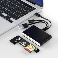 Memory Stick Pro Duo Adapter, 4 in 1 SD/TF/MS/XD Card Reader, XD Picture Card...