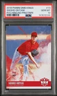 2018 Diamond Kings Shohei Ohtani Pitching/No Pinstripe Rookie Card PSA 10 GEM MT
