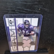 Rod Woodson Card 2002 UD Piece of History The Big Game Jerseys #BGJRW 