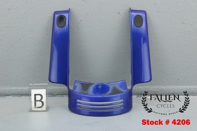 2019 Harley Road Glide Back Rear Fender Fascia Skirt BLUE MAX #4206