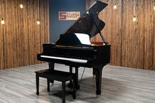 1988 Sojin PG4 Grand Piano 5'0" Polished Black Korean Acoustic Used