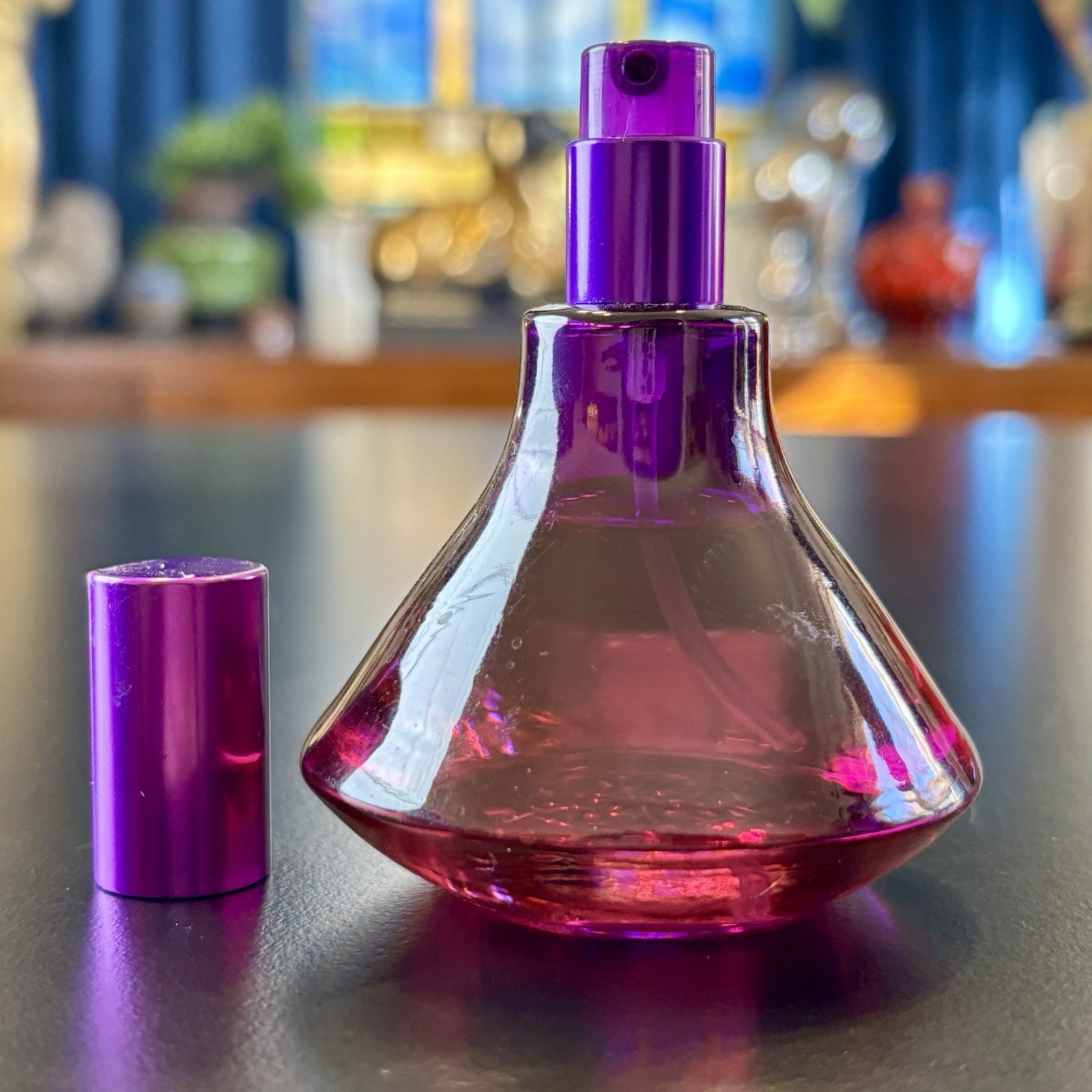 Avon mark Karmala Eau de Toilette 1.7 oz FULL Old Stock Purple Bottle perfume