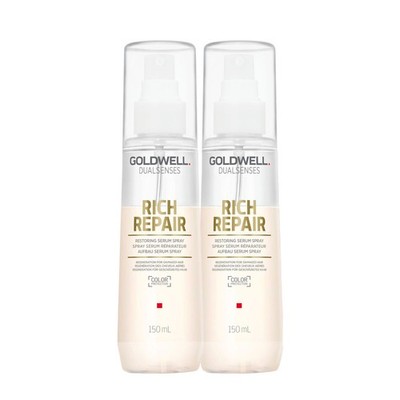Goldwell Dualsenses Rich Repair Restoring Serum Spray 150ml X2