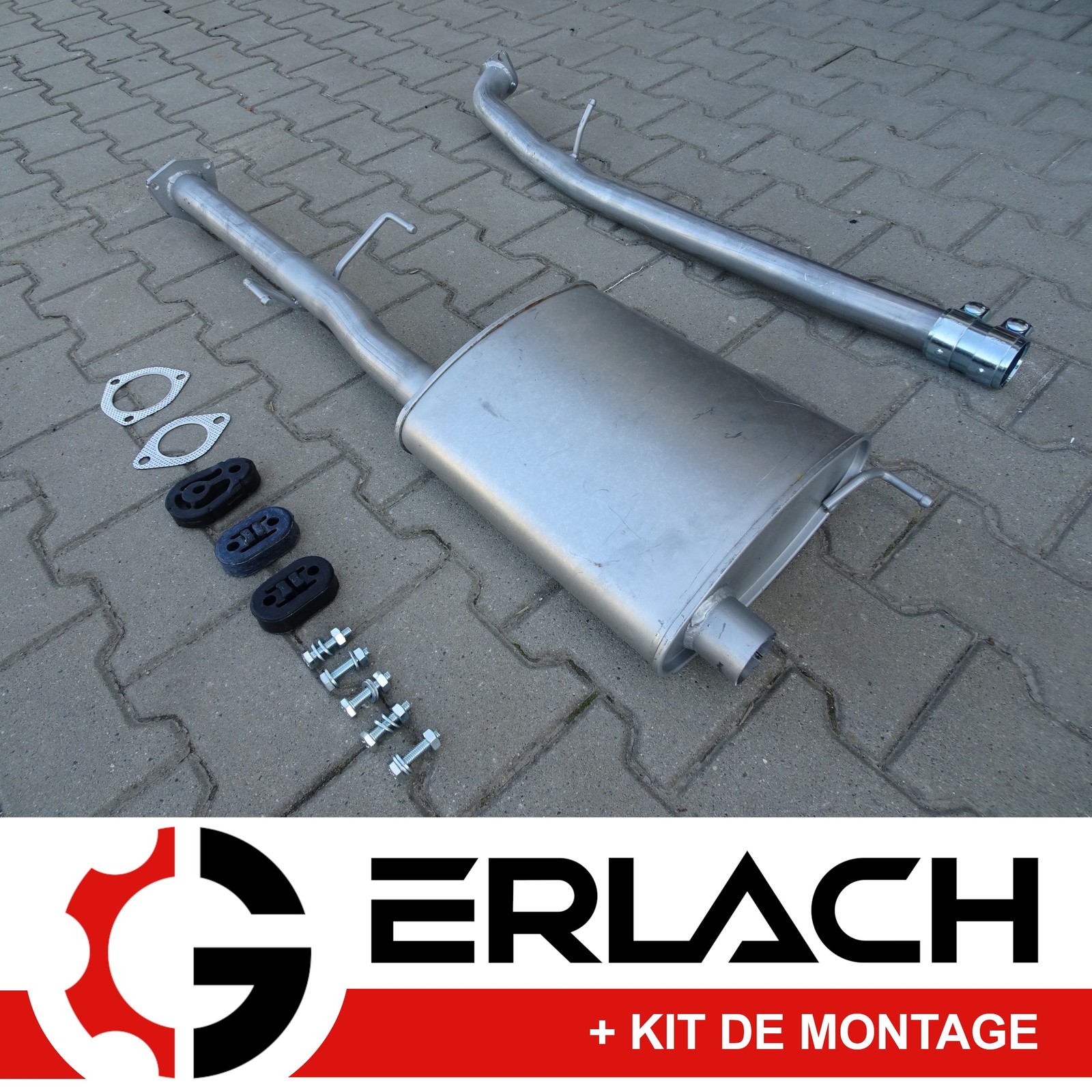 Silencieux intermédiaire pour Opel Antara 2.4 et 2.4 4x4 - Échappement central d'origine 5629