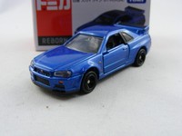 Nissan Skyline GT-R (R34) Blaumetallic, Takara Tomy Tomica Reborn, 1/61