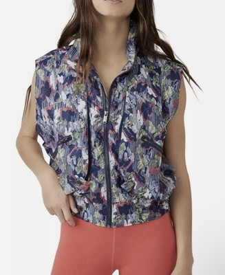 Free People FP Movement Off the Grid Vest Supernova Floral Sz Medium
