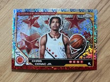 2025 Topps Chrome McDonalds Chris Cenac Jr. McFlurry Refractor #49 Houston