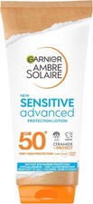 Garnier Ambre Solaire Sun Cream SPF 50+ Sensitive Advanced Sunscreen 175 ml  35.37 per litre