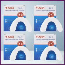Y-Kelin Denture Adhesive Cushion Lower 120 Pads (4 Pack)