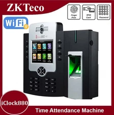 ZKTeco iClock880 3.5'' inch TCP/IP Biometric Employee Time Attendance Machine