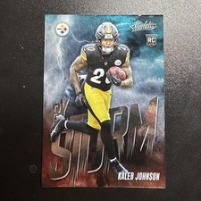 2025 Panini Absolute - By Storm Kaleb Johnson #8 (RC) Pittsburgh Steelers ￼
