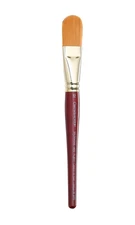 Grumbacher Goldenedge Filbert Synthetic Watercolor Brush, Size 12 (4625.12)