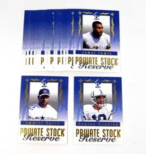 2001 Private Stock Reserve Football Set (1-20) Emmitt Smith Peyton Manning