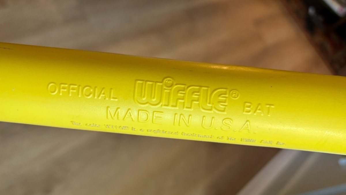 Batte Wiffle Officielle Vintage Gén 3 Fabriquée aux États-Unis 1983