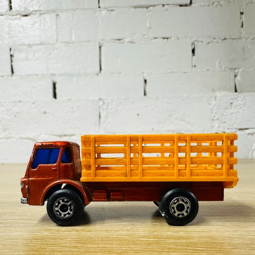 Dodge Cattle Truck Lesney Matchbox 1977 Bronze Orange Yellow MB71 - Picture 3 of 15