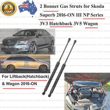 2 For Skoda Superb 2016-ON NP Front Hood Lift Supports Struts Shocks Gas Springs