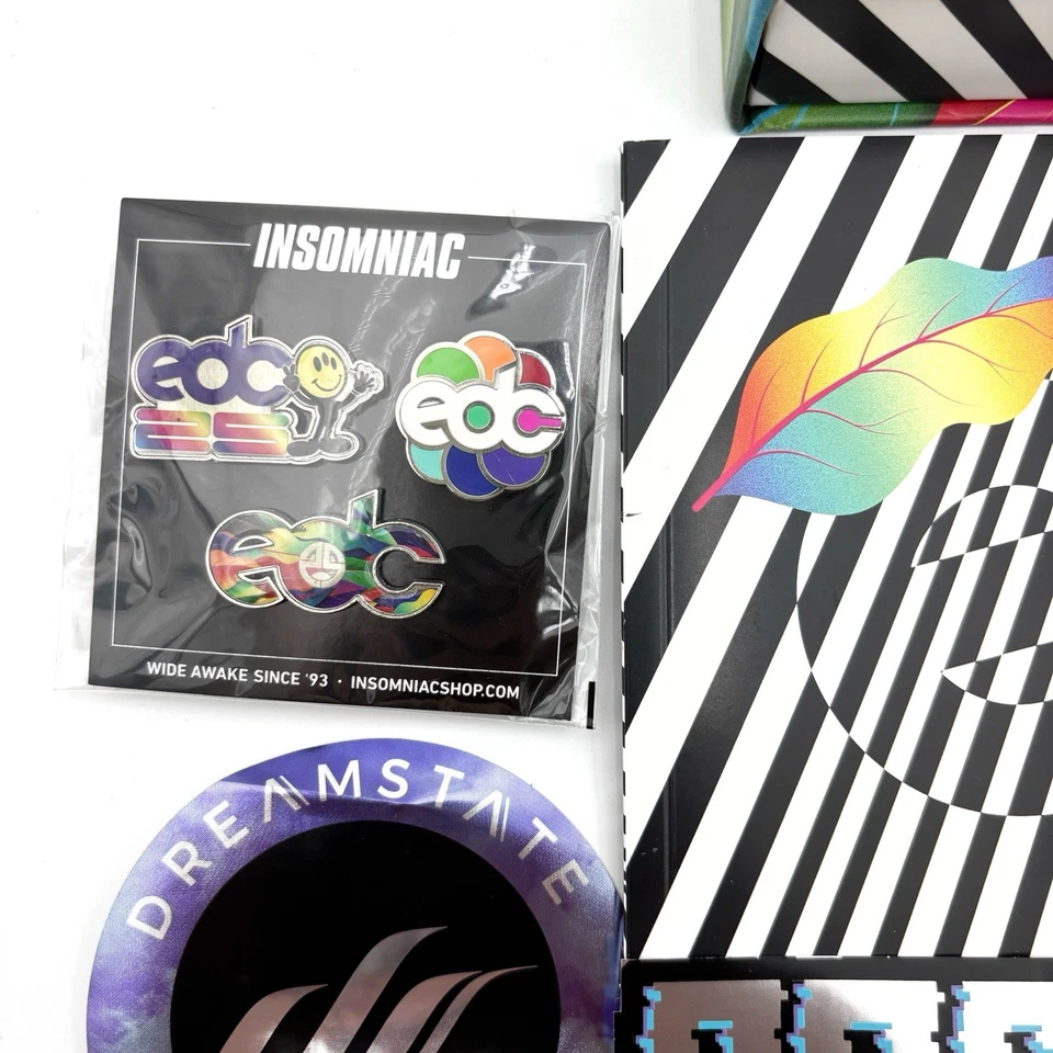 EDC Las Vegas 2021 Box & Accessories Pins Stickers NO TICKET - Image 2 of 4