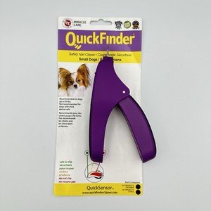 Miracle Care Quick Finder Safety Purple Nail Clipper Small Dogs Up To 40 lbs
