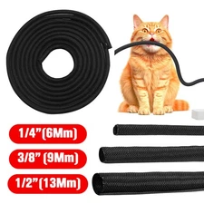 5-50 FT Expandable Braided Cable Sleeve Sheathing Harness Wire Loom Conduit