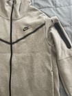 Nike Sportswear Tech Fleece Men's Full-Zip Hoodie - Dark Gray Heather/Black, XL — photo 2
