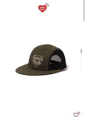 Human Made Long Bill Cap Olive Mens Mesh Flat Hat