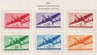 US Stamps Air Mail Set 1941 Sc# C25 C26 C27 C28 C29 C30 Vintage Airplane Mint MH