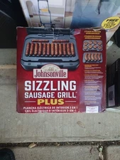 Johnsonville Sizzling Sausage Grill Plus BTG-500 3-in-1 Indoor Electric Grill
