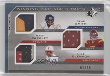 2013 SPx Winning Materials Trios 1/10 Mike Glennon Matt Barkley Patch ca0