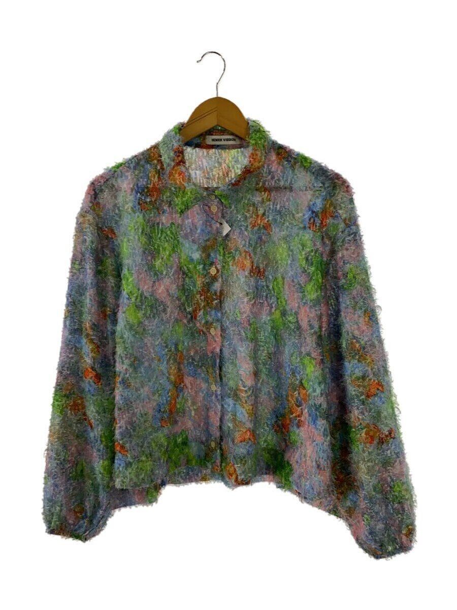 HENRIK VIBSKOV altra camicia manica lunga M poliestere multicolore fantasia completa