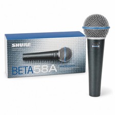 Imagen de Shure Beta 58A Dynamic Vocal Mic Supercardioid Handheld Microphone Live Vocals