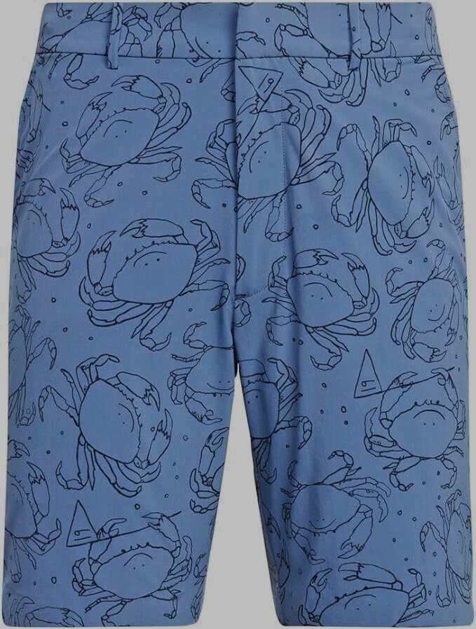 Polo Ralph Lauren Mens Happy Crab Stretch Shorts in Blue Multi Sz 34 16390₽