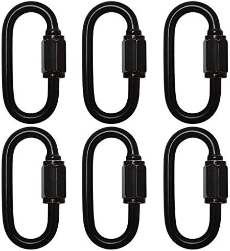 Stainless Steel Oval Locking Carabiner Links