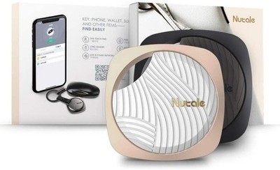 Focus Schlüsselfinder Bluetooth Tracker Gold Schwarz 2 Stück Smart Tag