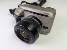 Minolta Vectis S-1 APS Film Camera w/ Lens IX Date, Mid-Roll Change, As-Is