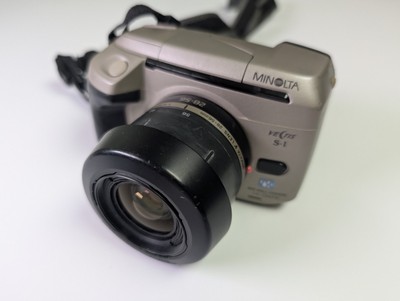 Minolta Vectis S-1 APS Film Camera w/ Lens   IX Date, Mid-Roll Change, As-Is
