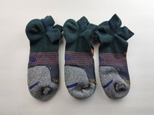 Bombas Hex-Tec Run Athletic Ankle Socks Lot Of 3 Pairs Size L