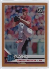 2019 Donruss Optic Rated Rookies Orange Prizm 21/99 Dakota Hudson Rookie RC ga5
