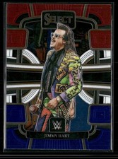 2024 Panini Select WWE #47 Jimmy Hart Red and Blue Prizms