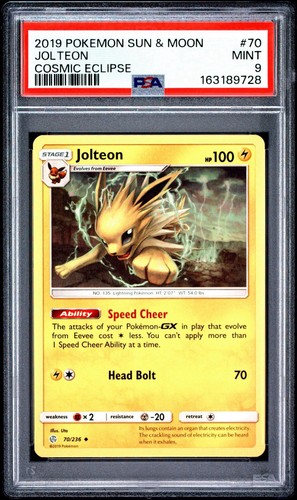 Jolteon graded PSA 9 for sale on eBay
